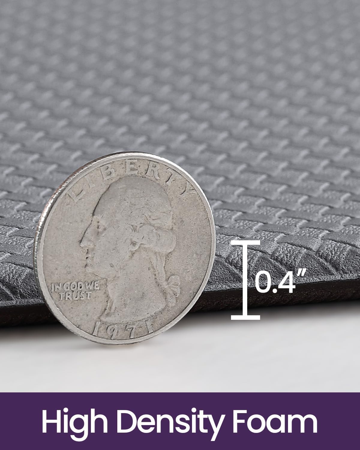 DEXI Kitchen Floor Mats Cushioned Anti Fatigue, 23x86, Large Long Standing Runner Rug Waterproof, Comfort Memory Foam Padded for Front Sink Laundry, Grey