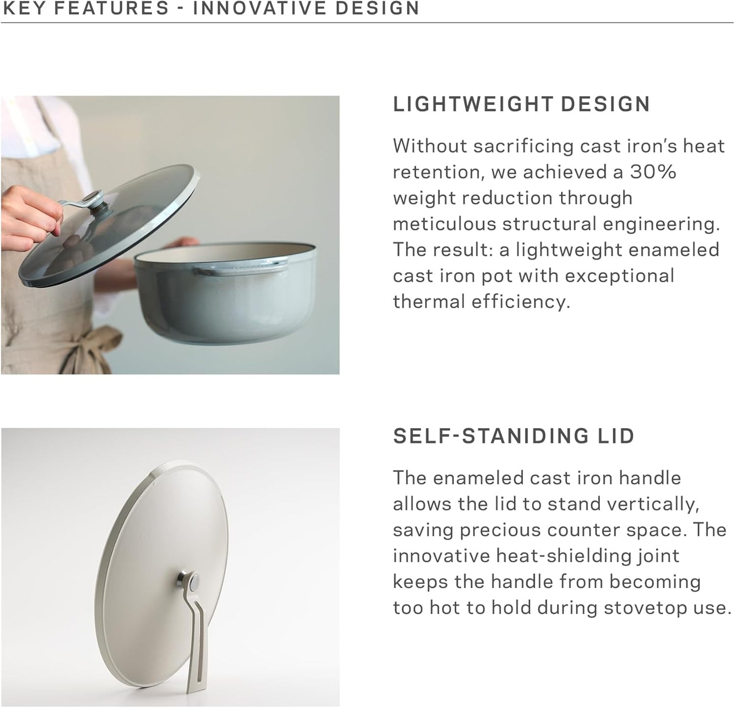 Vermicular Oven Pot 2.0 | Lightweight Enameled Cast Iron Pot | 14cm (1 Qt) | Non-Toxic | Induction-compatible | Dutch Oven | Made in Japan | Deep Ocean Blue