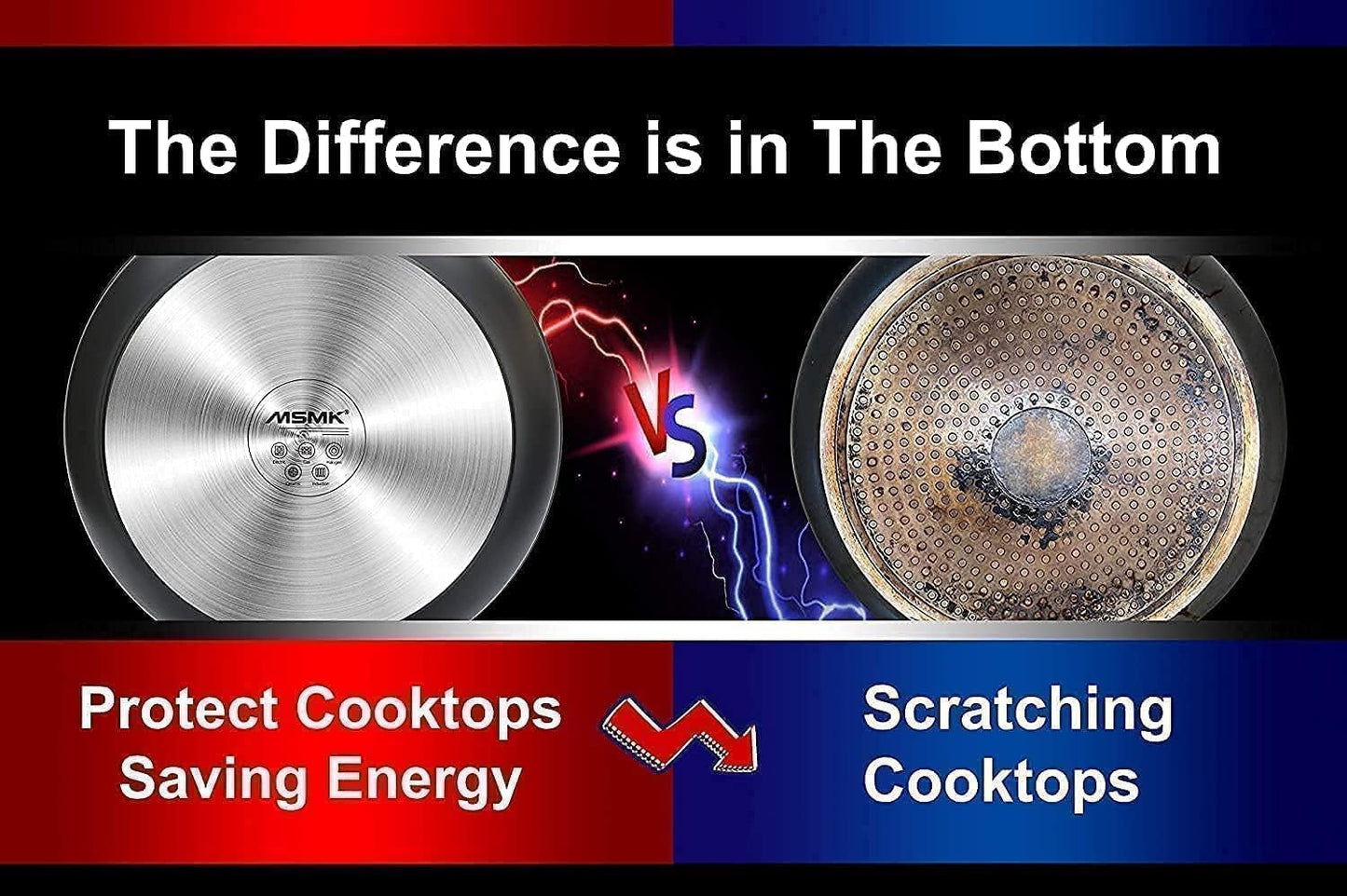 MsMk Small Egg Pan，8 1/2 inch Titanium and Ceramic Nonstick Omelette Pan，Small Frying Pan Safe for Induction，Scratch-resistant，Oven Safe to 700°F Pan for Cooking, Dishwasher Safe