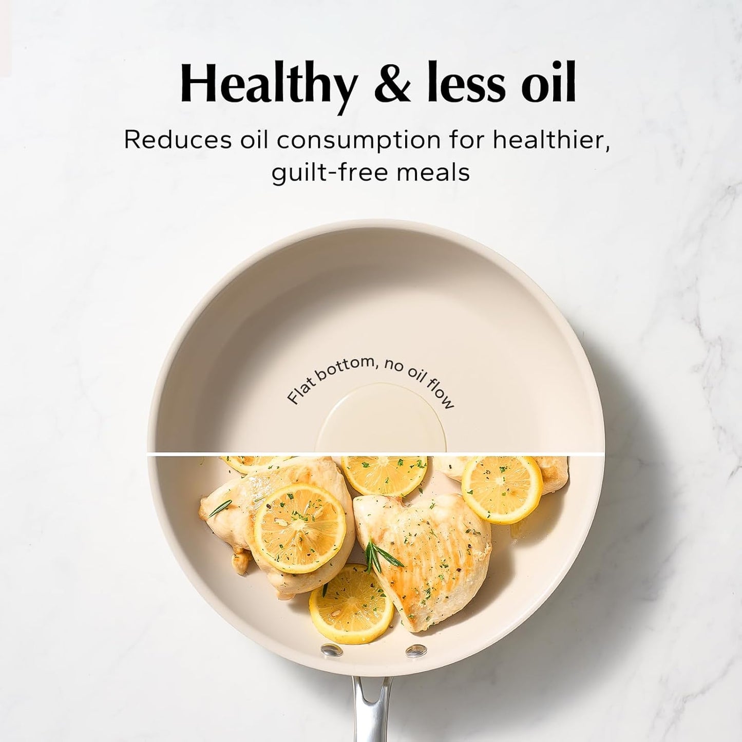 Redchef Non Stick Ceramic Frying Pan Set, Non Toxic Ceramic Pans for Cooking, 8" 9.5" 11" Skillet Set, No PFAS & PTFE & PFOA with Stainless Steel Handle, Dishwasher & Oven Safe Max up to 842°F (Blue)