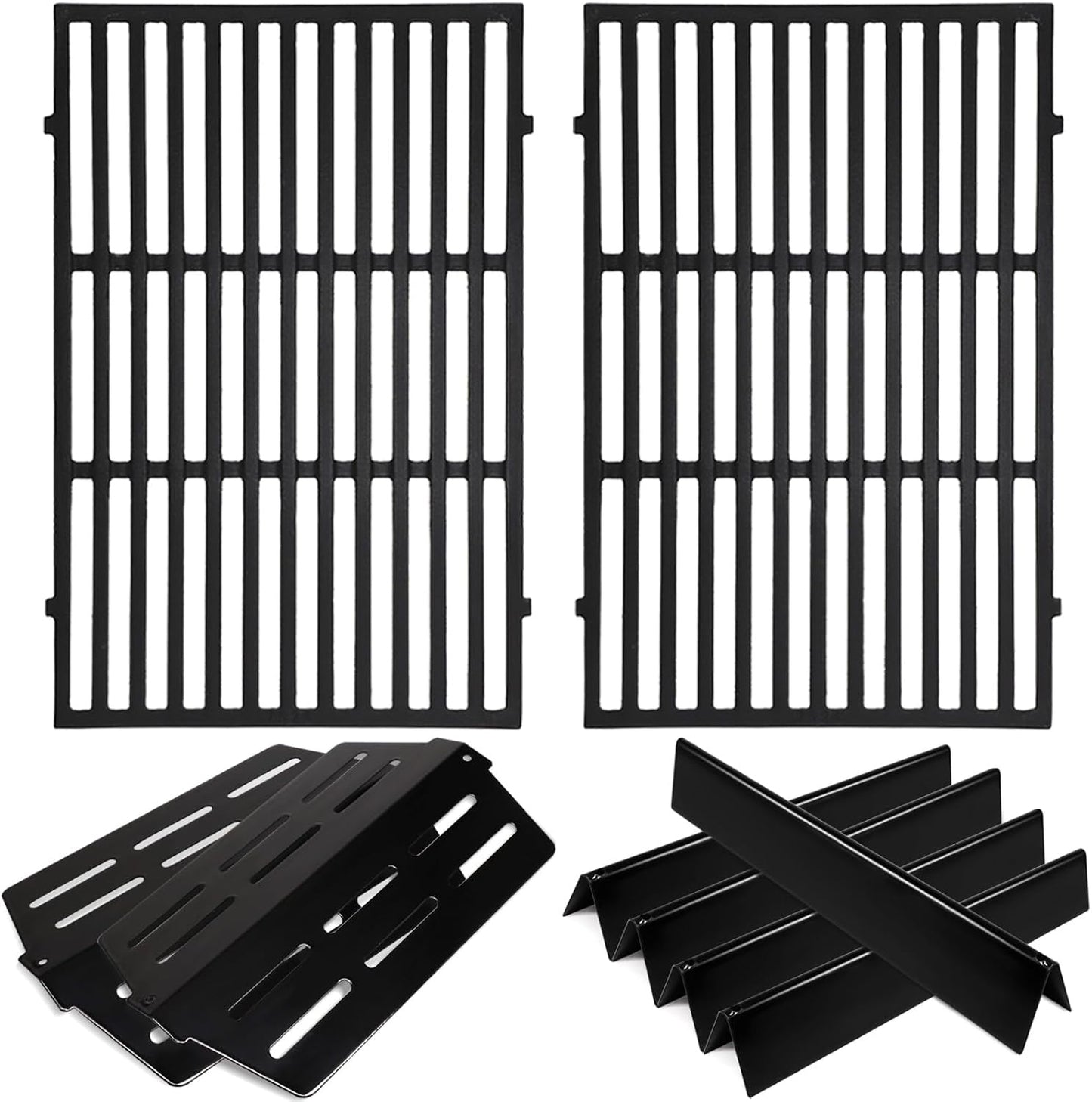 Grill Parts Replacement for Weber Genesis 300 Series E310, E320,E330,S310, S320, S330, EP310, EP320, EP330 with Front-Mounted Control,7620 Flavor Bar 7524 Grill Grates 7622 Heat Deflector