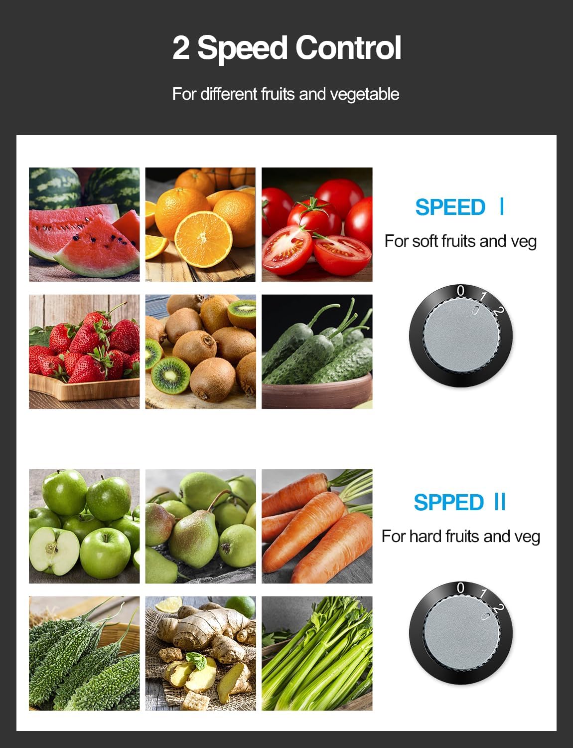 Juicer Machine, 800W Centrifugal Juicer Extractor with Wide Mouth 3” Feed Chute for Fruit Vegetable, Easy to Clean, Stainless Steel, BPA-free (Metallic Red)