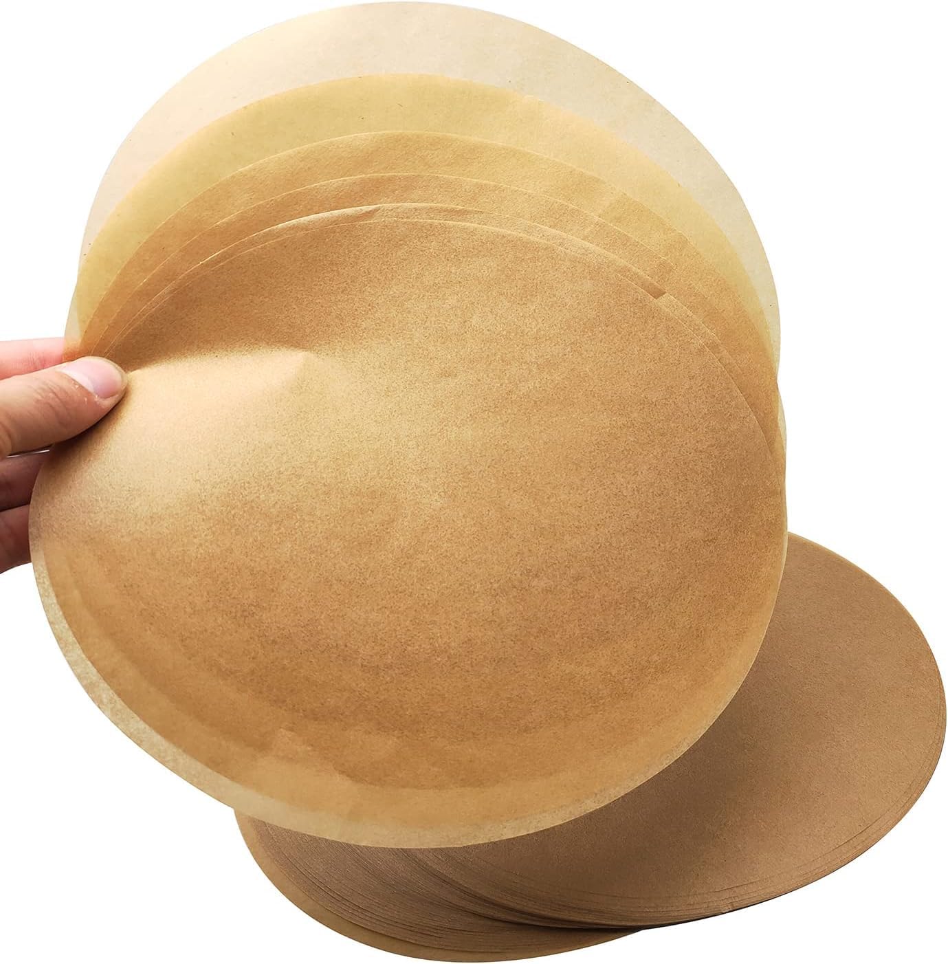 150 Sheets Round Baking Parchment Paper, 6, 8, 10 Inch Non-Stick Cake Pan Parchment Liner for Baking, Grilling and Steaming Bread