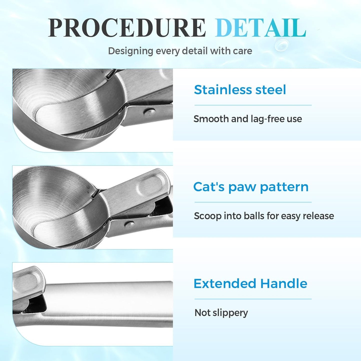 Ice Cream Scoop, 2025 New Heavy Duty Aluminum Scoop, Nonstick Gelato Scoop for Dessert Shop, Ergonomic Handle Metal Ice Cream Scoop for Home Use (2)