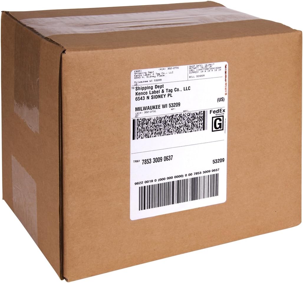 Dymo® Compatible 1744907-4" x 6" Dymo® 4XL Postage Shipping Labels (1 Roll - 220 Labels Per Roll) (6 Pack Fast Direct)