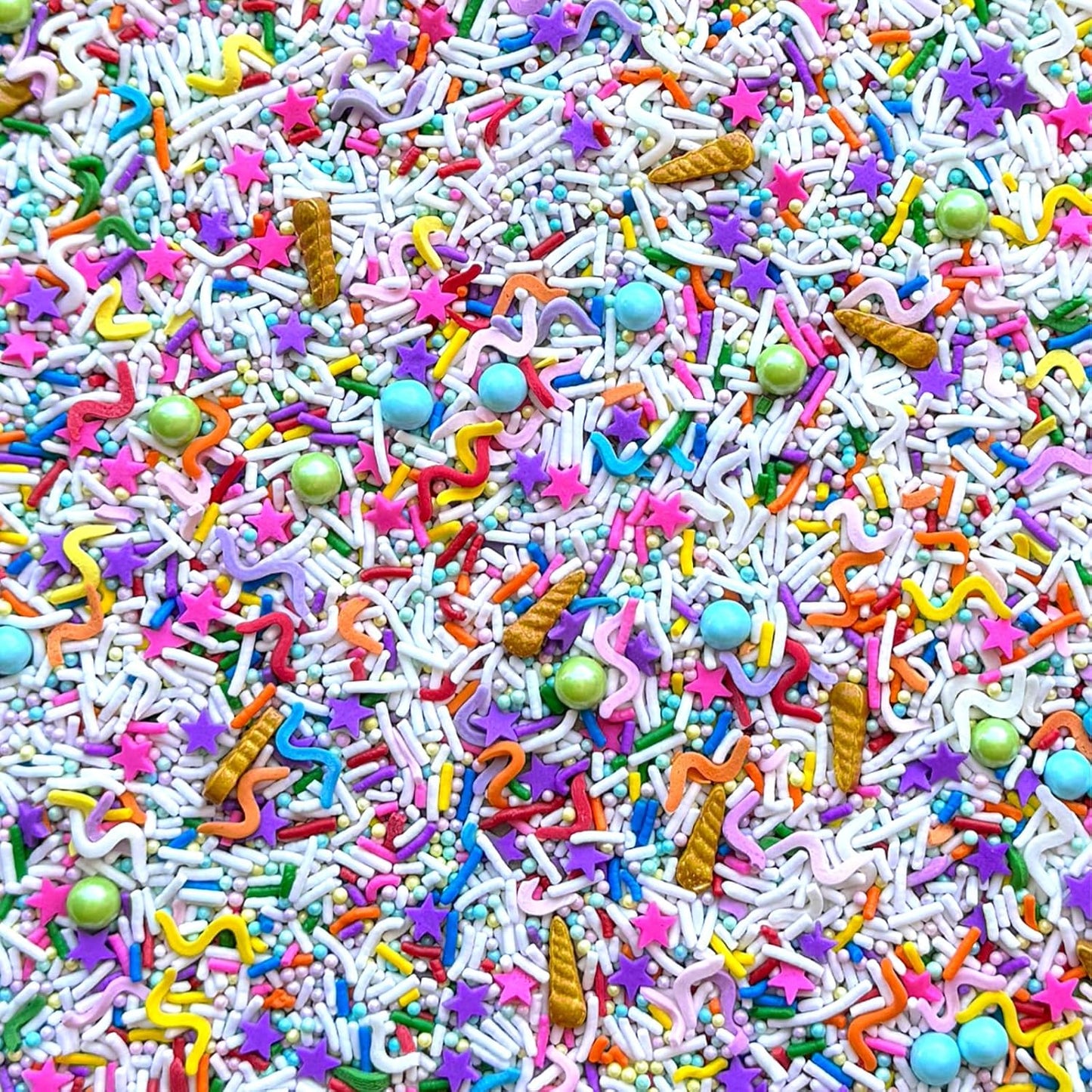 Fancy Sprinkles Unicorn Barf Sprinkles Real Sugar, For Ice Cream, Cookies, Cakes, Cupcakes, Dessert Decorating Sprinkles (0.5c)