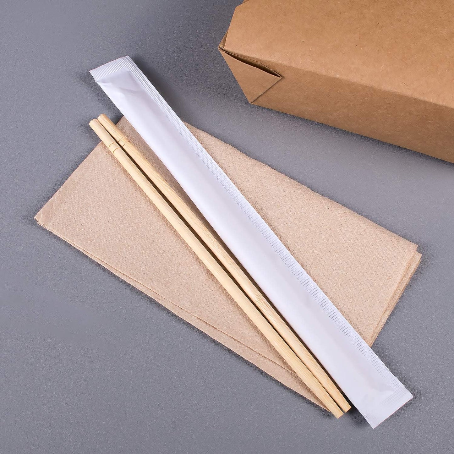 Karat U9050 9” Wrapped Bamboo Chopsticks - White (Case of 1000)