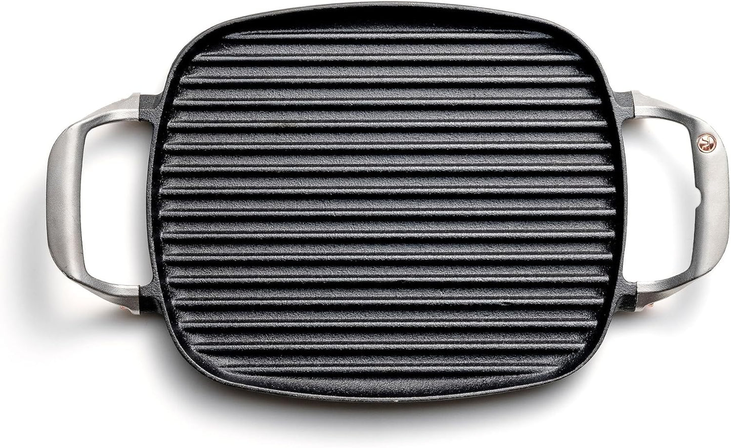 Outset Cast Iron Grill Pan With Ridges 8.5” x 14.25” x 1.5”