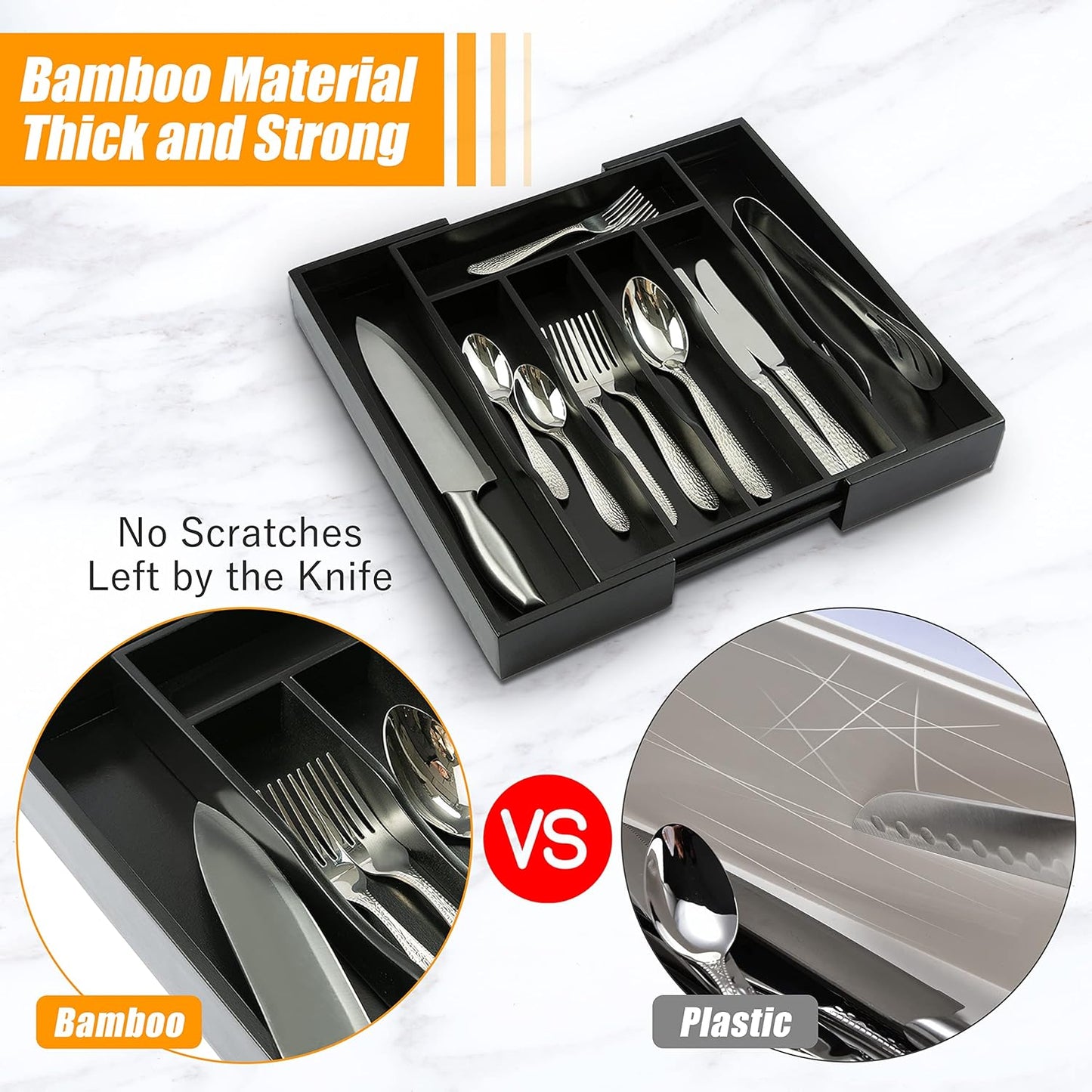 Kitchen Silverware Drawer Organizer and Storage Kitchen Gadgets Best Sellers 2025 First Apartment Essentials New Home Must Haves Things Stuff Accessories House Warming Housewarming Hostess Host Gifts