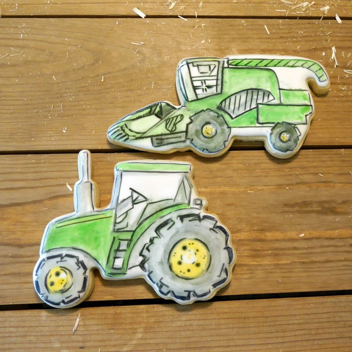 Farm Combine Harvester Cookie Cutter, Premium Food-Grade Stainless Steel, Dishwasher Safe