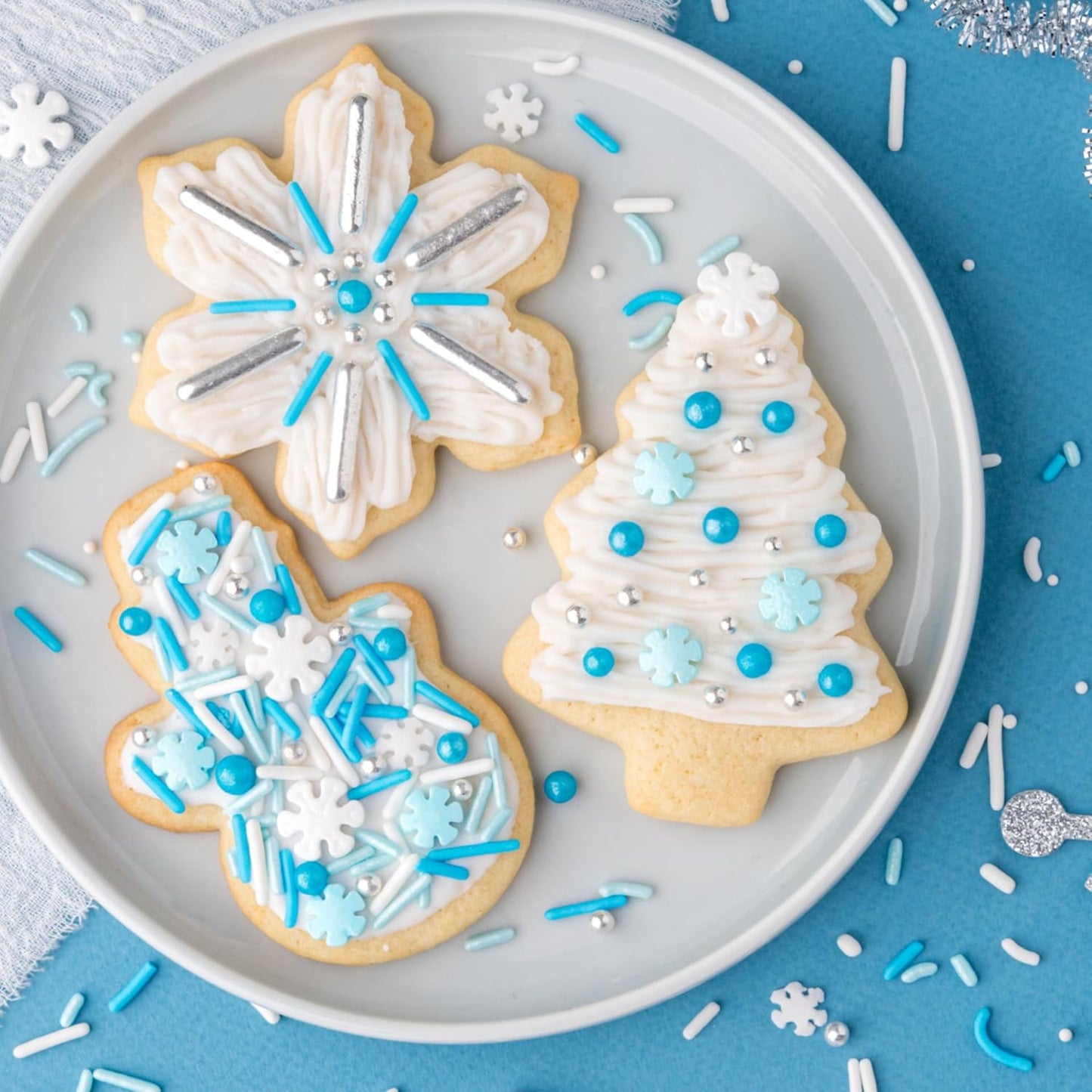 Cookie Cutter Kingdom, Christmas Cookie Cutters, Cookie Cutters Shape, Mold for Cakes Biscuits and Sandwiches (Christmas Tree)