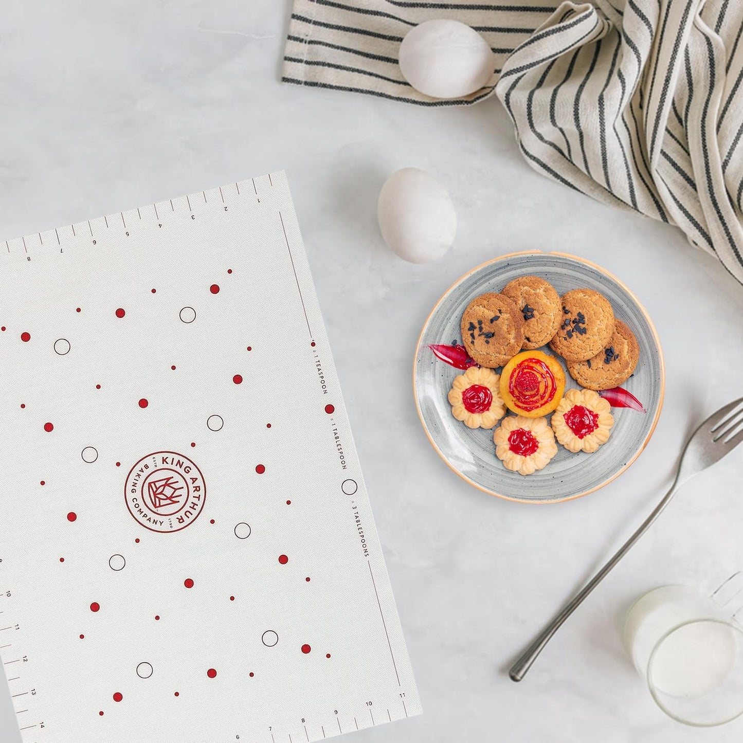 King Arthur Baking Company Cookie Mat, Non-Stick Silicone
