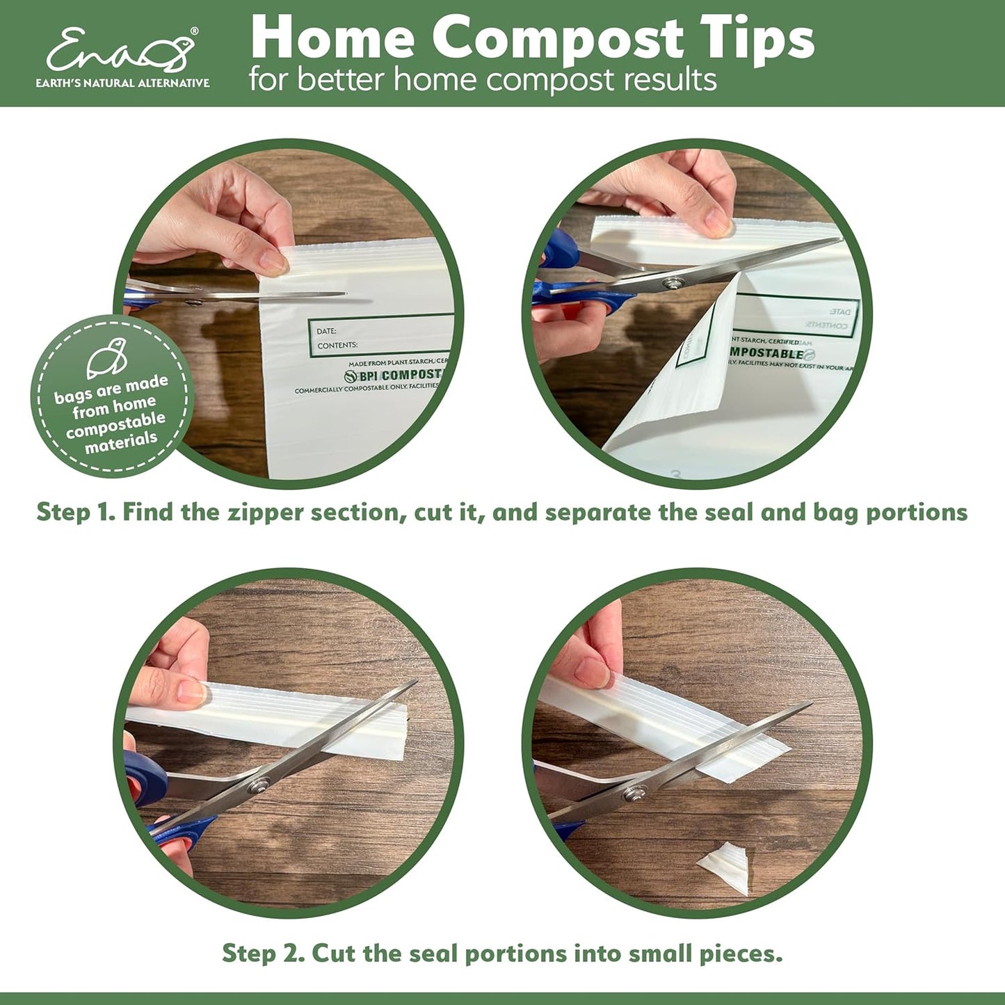 Earth's Natural Alternative Compostable Food Storage Bags, Reusable, Quart | Eco-Friendly | Freezer Safe | Resealable | 100 Count, Pack of 12