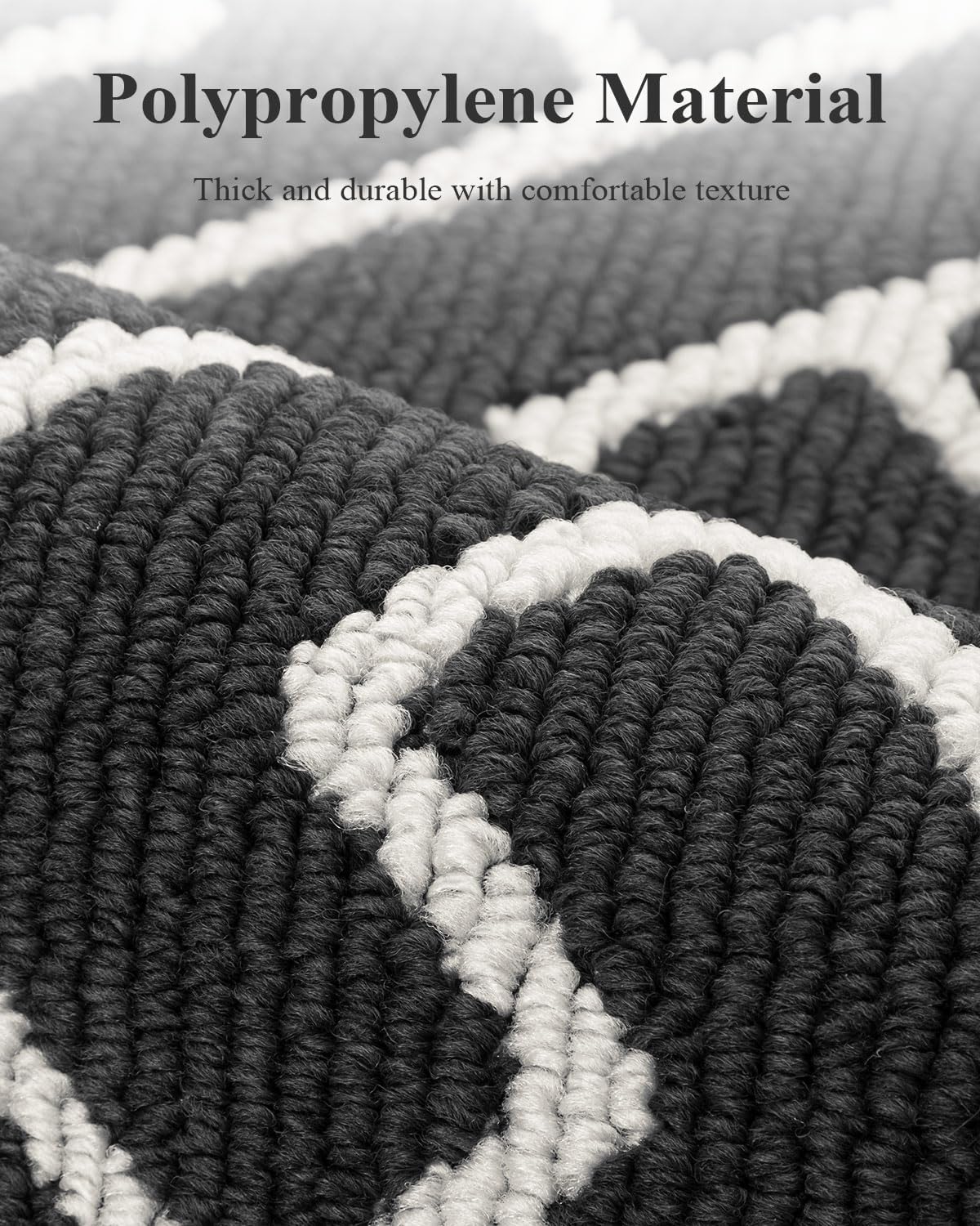 hicorfe Kitchen Rugs and Mats,Kitchen Mats for Floor,24"x35" Non Slip Runner Rug,Absorbent Resist Dirt Comfort Standing Mat Machine Washable for Entryway,Hallway,Front of Sink(Charcoal)