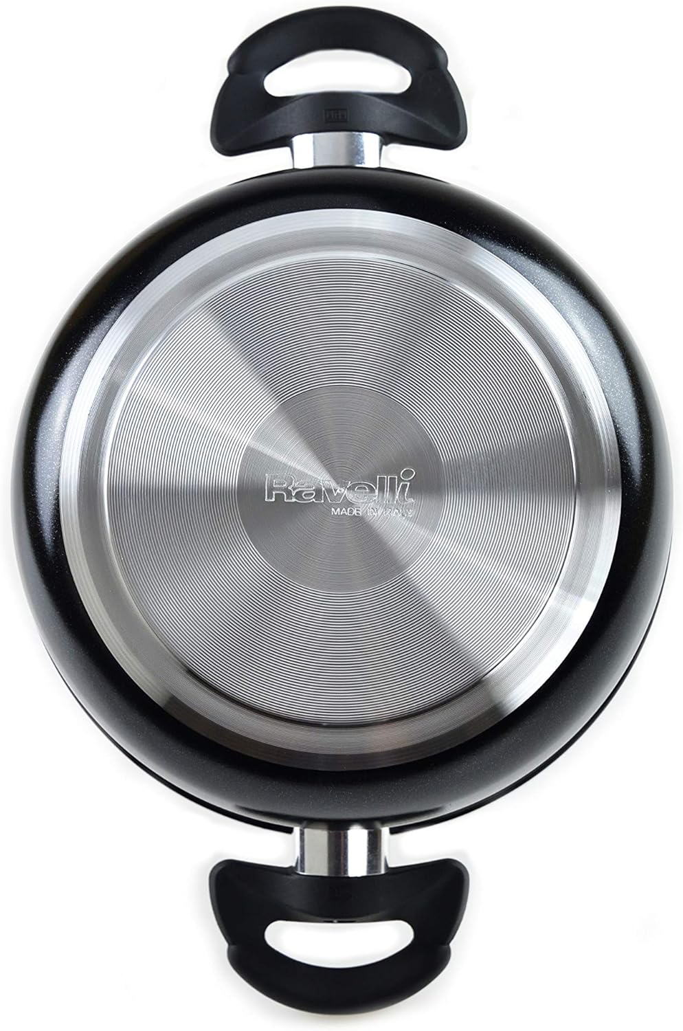 RAVELLI Italia Linea 30 Non Stick Dutch Oven with Glass Lid (5 Quart)