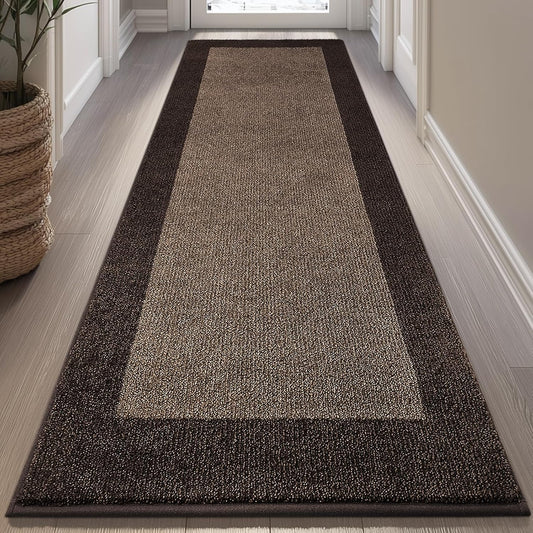 Machine Washable Kitchen Rug 32" x 72", Non Slip Indoor Door Rug, Absorbent Entrance Runner Rug for Bedroom, Hallway, Bathroom, Floor (Roll Packing)