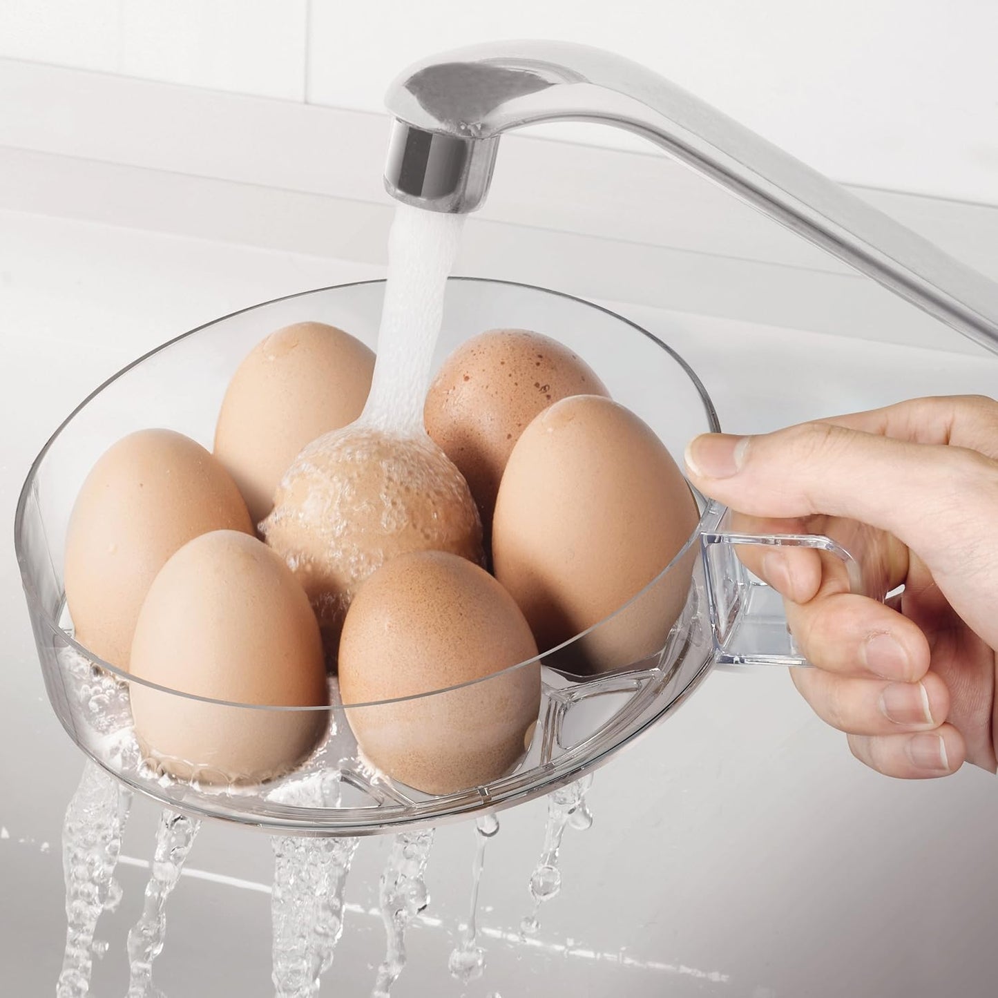 KRUPS F23070 Egg Cooker with Water Level Indicator, 7-Eggs capacity, White