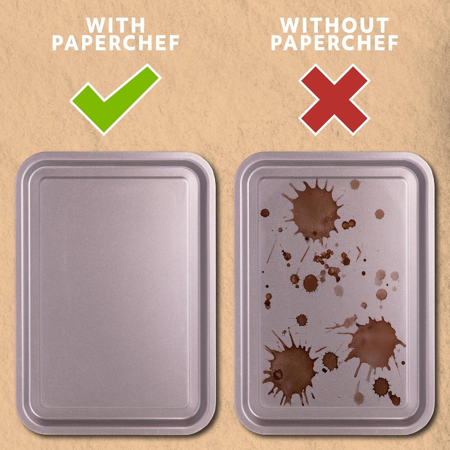 X-Large Parchment Baking Cups - Easy Release, Non-Stick Paper - 30 Count