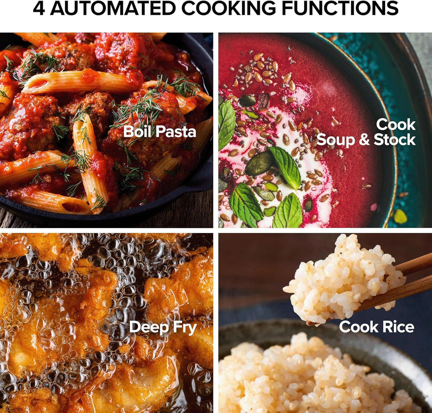 Nuwave Upgraded Induction Cooktop, 3 Wattage Control, Patented Digital Temp Probe, 8”Large Heating Coil, 12”Shatter-Proof Ceramic Glass,106 Temps-Ctrl