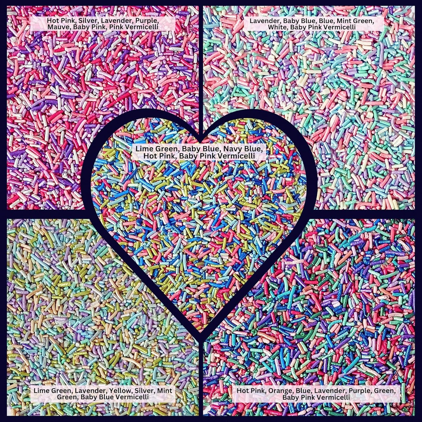 Confect Rainbow Magic Sprinkles – Edible Colorful Sprinkles Mix for Cake & Cupcake Decorating | Bright Confetti & Jimmies for Baking, Party, Birthday & Cookie Toppings | Vegan, Gluten-Free, Nut-Free, Soy-Free, Dairy-Free, Palm Oil-Free - 5 Oz