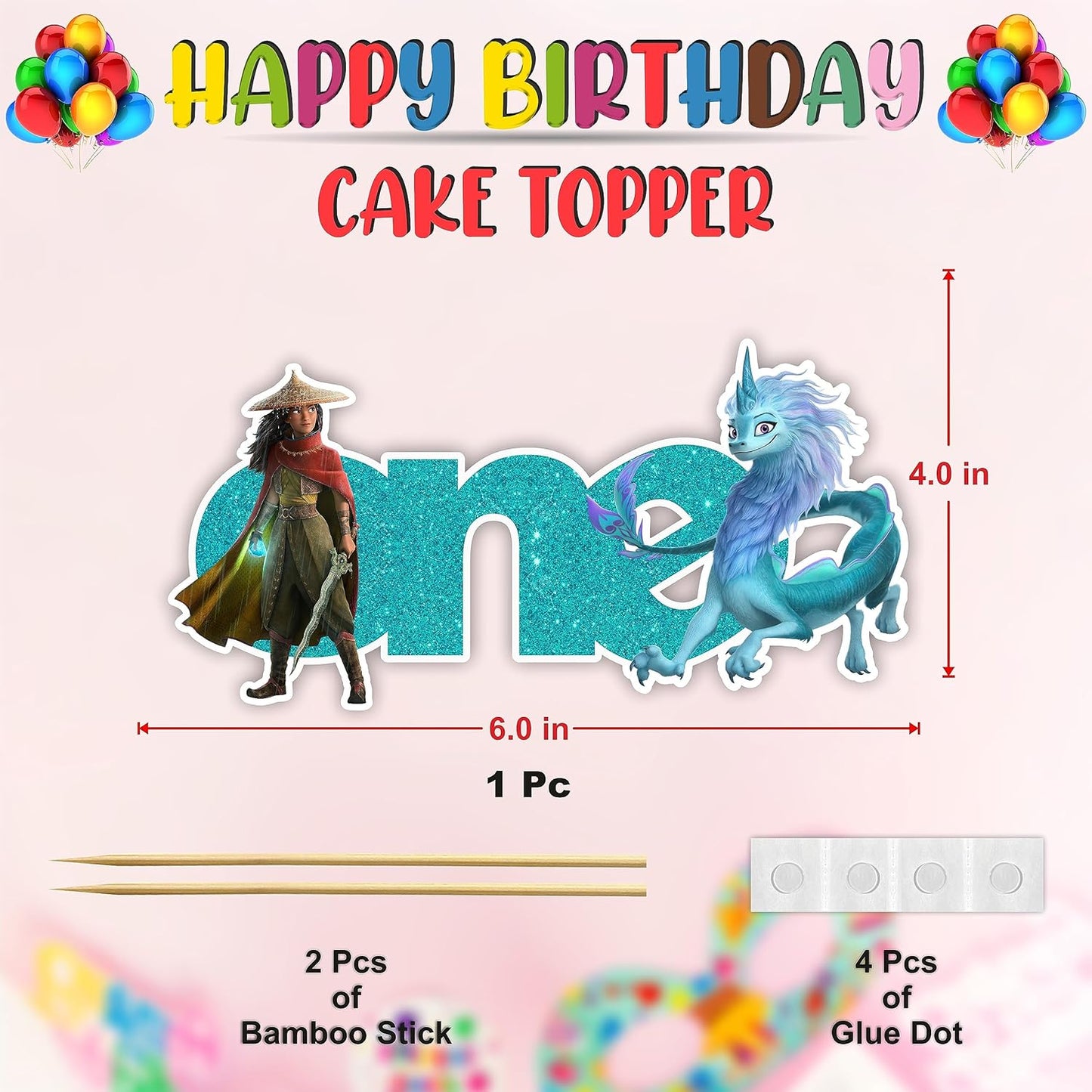 Seyal® Raya and the Last Dragn One cake topper