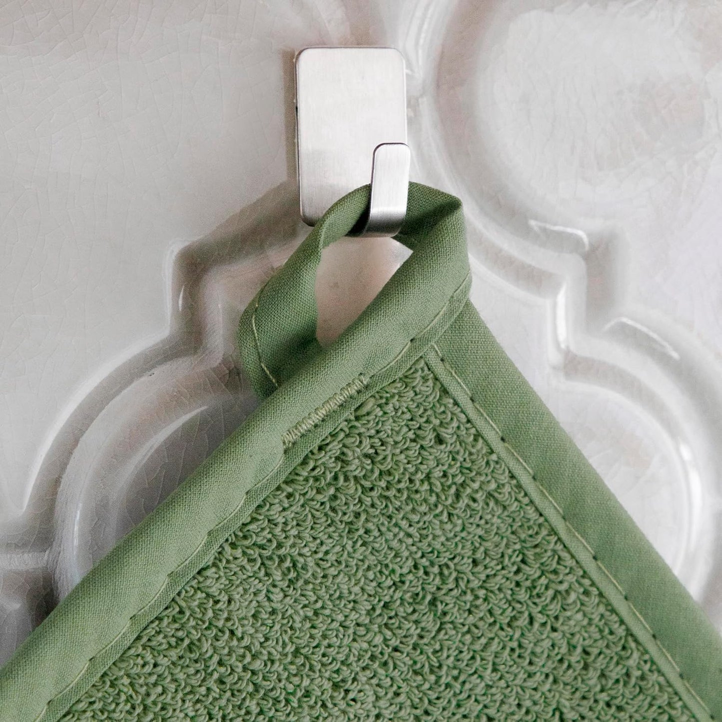 RITZ Terry Potholder & Hot Pad: Unparalleled Heat Resistant, Durable 100% Cotton – Ergonomically Designed for Optimal Grip – Easy-Care Machine Washable – 2-Pack, Juniper