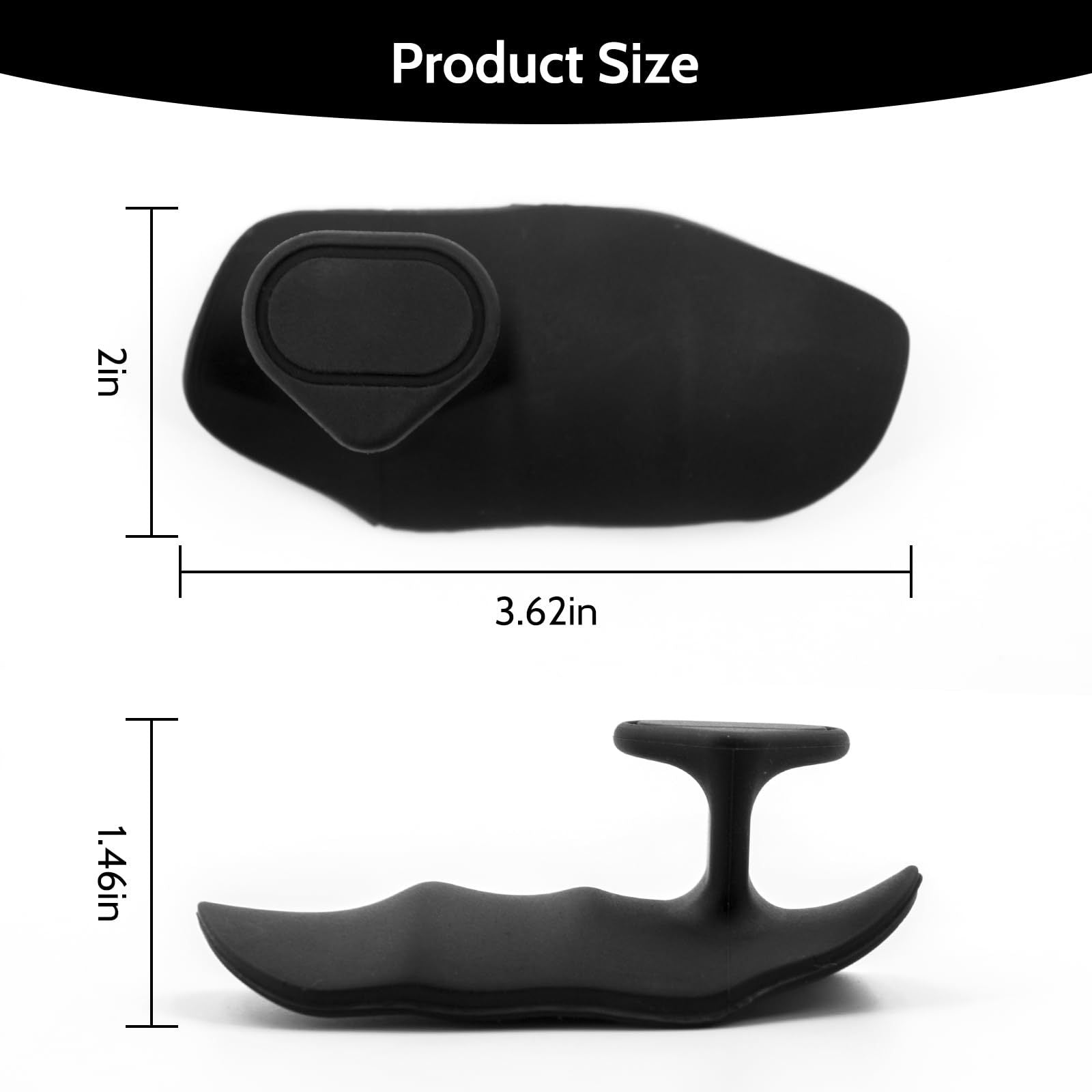 Ergonomic Anti-Slip Silicone Gym Grips for Men & Women – Fingerless Palm Protection Pads for Weightlifting, Rows & Deadlifts