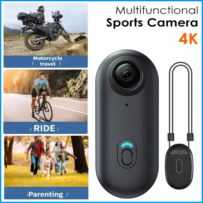 UltraHD 4K Magnetic Action Cam – Strap Mount + WiFi, Great for Cycling