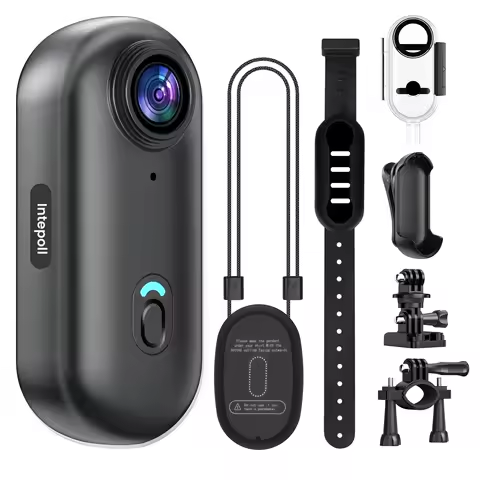 UltraHD 4K Magnetic Action Cam – Strap Mount + WiFi, Great for Cycling